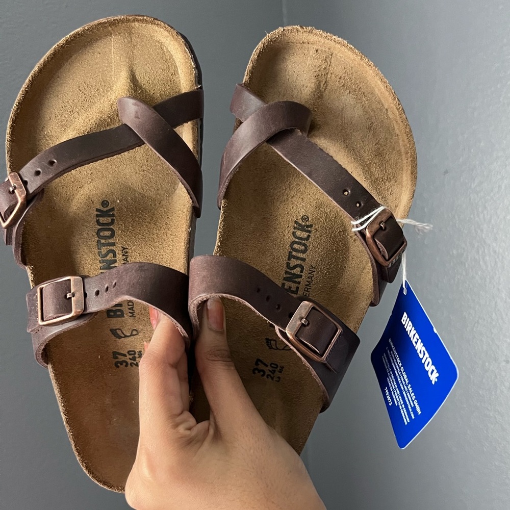 Size 37/6.5 Mayari Birkenstocks Brand New